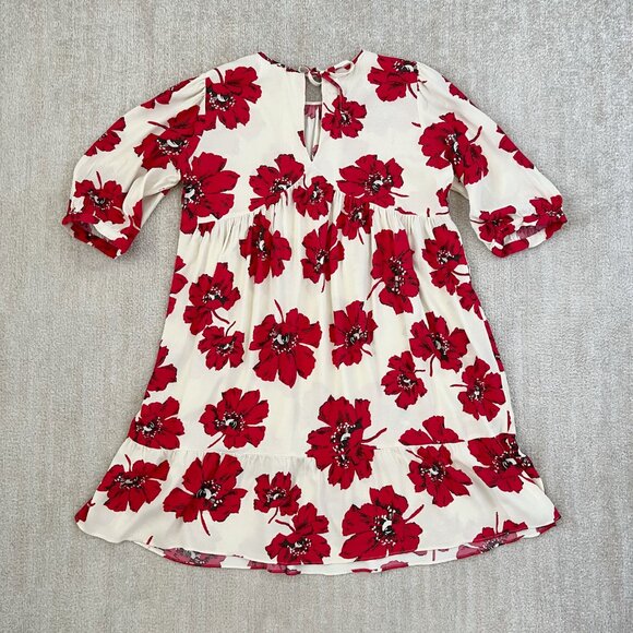 ba&sh Katia Boho Resort Floral Mini Dress M - Picture 4 of 10